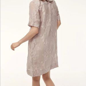 Wilfred Hemistiche dress, pale pink